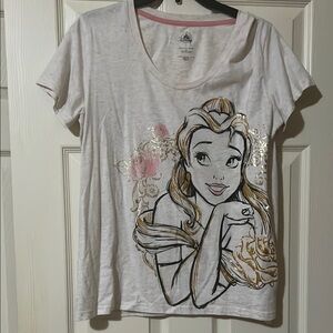 Disney Cream Graphic Short Sleeve Tee Women’s Large